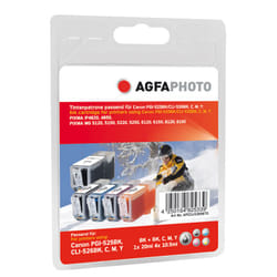 AgfaPhoto APCCLI526SETD ink cartridge 5 pc(s) Black, Cyan, Magenta, Yellow
