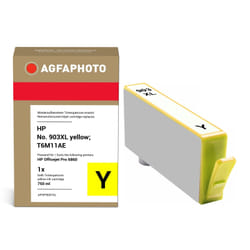 AgfaPhoto Compatible Ink Cartridge, Yellow, Replacement for HP No. 903 XL yellow, T6M11AE, 8.5 ml