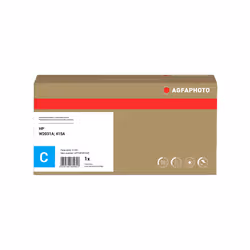 AgfaPhoto Compatible Toner Cartridge, Cyan, Replacement for HP W2031A, 415A, 2100 Pages - Additional view 2