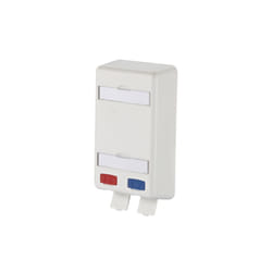 METZ CONNECT 1309150102-E socket-outlet 2 x RJ-45 Blue, Grey, Red