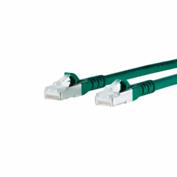 METZ CONNECT 1308451055-E, 1 m, Cat6a, S/FTP (S-STP), RJ-45, RJ-45, Green