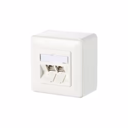 METZ CONNECT 130B11D20002-E, RJ-45, 6a, White, 85.6 mm, 51 mm, 85.6 mm