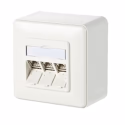 METZ CONNECT 130B11D30002-E, RJ-45, 6a, White