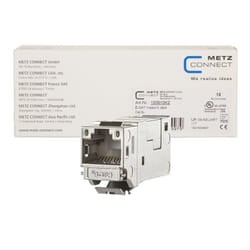 METZ CONNECT 130910KZ wire connector RJ45 Silver