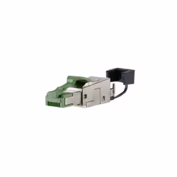 METZ CONNECT 130E405032PE, RJ-45, Green, Silver, Cat5, IP20