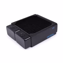 Alphacool 14472, Radiatior, Brass, Copper, Stainless steel, Black, 1/4", 0.8 bar, 2 fan(s)