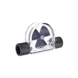 Alphacool 17366 Eisfluegel flow indicator black G1/4 inner thread - acryl Water cooling Monitoring