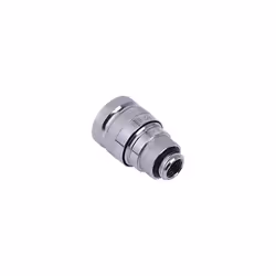 Alphacool 17439, Fitting, Brass, Silver, 1/4", 32 mm, 86 mm
