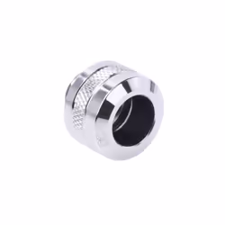 Alphacool 17470, Fitting, Brass, Chrome, 1/4", 20 mm, 23 g