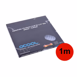 Alphacool 18530, Tube, Polyvinyl chloride (PVC), Transparent, 60 °C, 4 bar, 1.3 cm