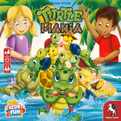 Pegasus Spiele 65500G Turtle Mania 25 min Board game Role-playing