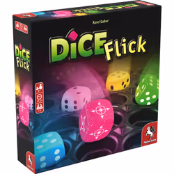 Pegasus Spiele Dice Flick, Board game, Family, 6 yr(s), 10 min, Family game