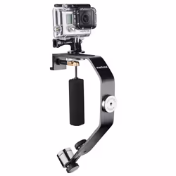 Mantona 20313 tripod Action camera 0 leg(s) Black, Silver