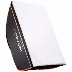 Walimex pro Softbox Orange Line 75x150, Black, White, Aluminium, Cotton, PVC, 2.16 kg, 420 mm, 750 mm, 1500 mm