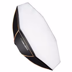 Walimex pro Octagon Softbox Orange Line 150, Black, White, Aluminium, Cotton, PVC, 2.5 kg, 460 mm, 1500 mm, 1500 mm