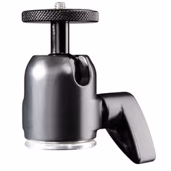 Mantona 18870 tripod head Black 3/8" Ball