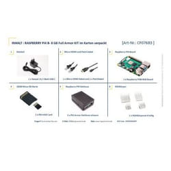 Raspberry Pi 4B ARMOR 8GB KIT PI4 8GB