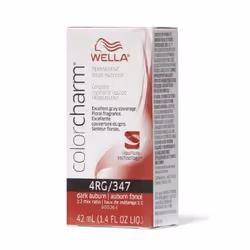 4RG Dark Auburn Wella Color Charm Permanent Haircolor - 4RG Dark Auburn