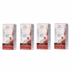 3RV Black Cherry Wella Color Charm Permanent Haircolor - 3RV â pack of 4