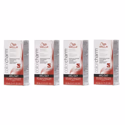 4RG Dark Auburn Wella Color Charm Permanent Haircolor - 4RG â pack of 4