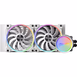 Alpenföhn 84000000193, All-in-one liquid cooler, 12 cm, 132.4 m³/h, White
