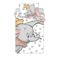 JFabrics Dumbo Disney 2-Piece Baby Bed Linen Set 100% Cotton Size: 100 x 135 cm / 40 x 60 cm ÃkoTex Standard 100