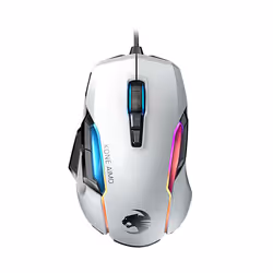 ROCCAT Kone AIMO Remastered, Right-hand, Optical, USB Type-A, 16000 DPI, 1 ms, White