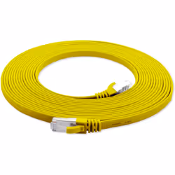 1aTTack 4250344833826, 0.5 m, Cat7, U/FTP (STP), RJ-45, RJ-45, Yellow