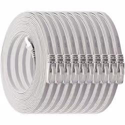 1aTTack 4250344834014, 0.5 m, Cat7, U/FTP (STP), RJ-45, RJ-45, White