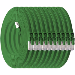1aTTack 4250344834038, 0.5 m, Cat7, U/FTP (STP), RJ-45, RJ-45, Green