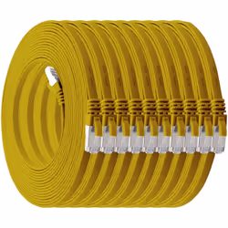 1aTTack 4250344834472, 2 m, Cat7, U/FTP (STP), RJ-45, RJ-45, Yellow