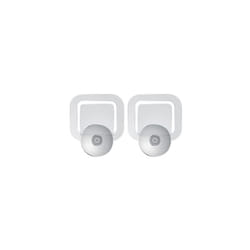 2x Parking Permit Ticket and Note Holder for Car Windscreen Clips with Removable Suction Cup Avoid parking fine Set of 2 Made in Germany transparent