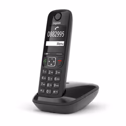 Gigaset AS690 Analog/DECT telephone Caller ID Black - Additional view 3