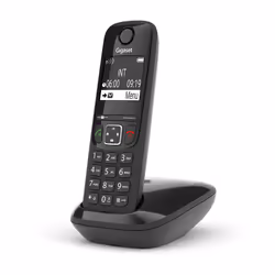 Gigaset AS690 Analog/DECT telephone Caller ID Black - Additional view 4