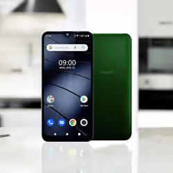 Gigaset Mobile Phone Green Smartphone 16GB Memory 1GB RAM