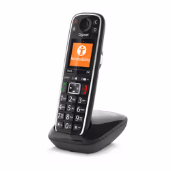 Gigaset E720 Analog/DECT telephone Caller ID Black - Additional view 4