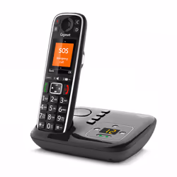 Gigaset E720A Analog/DECT telephone Caller ID Black - Additional view 5