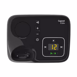 Gigaset E720A Analog/DECT telephone Caller ID Black - Additional view 6