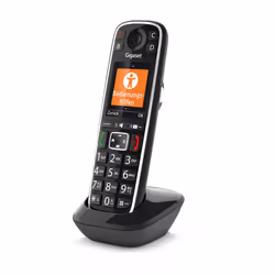 Gigaset E720HX Analog/DECT telephone Caller ID Black - Additional view 4