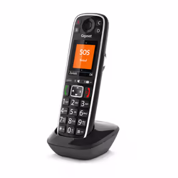 Gigaset E720HX Analog/DECT telephone Caller ID Black - Additional view 5