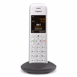 Gigaset CE575HX, DECT telephone, Wireless handset, Speakerphone, 200 entries, Caller ID, Silver
