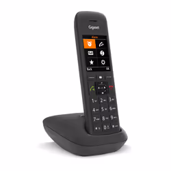 Gigaset C575 Analog/DECT telephone Caller ID Black
