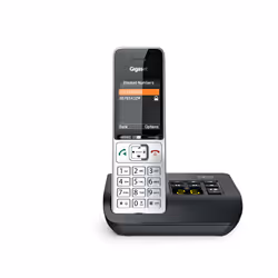 Gigaset COMFORT 500A Analog/DECT telephone Caller ID Black, Silver - Additional view 8