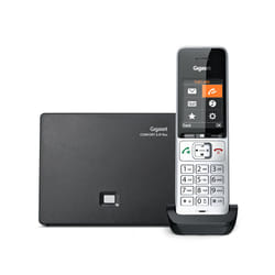 Gigaset COMFORT 500A IP Analog/DECT telephone Caller ID Black, Silver
