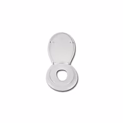 Family Child Toilet Seat, Soft Close Toilet Seat,Potty Training Toilet Seat for Toddler with Release Quick Clean &Top Fix/ Bl ...