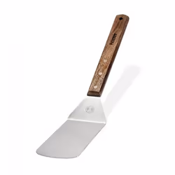 Petromax Flexible spatula with long handle, Spatula, Stainless steel, Wood, Stainless steel, Wood, Wood, 73 mm, 190 g