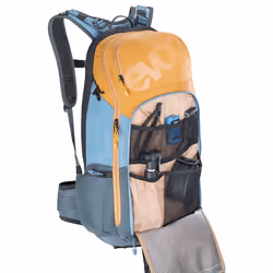 EVOC FR Trail 20l backpack Blue, Grey, Orange Mesh, Neoprene, Ripstop