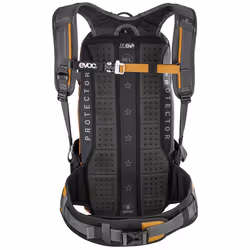 EVOC FR Enduro 16l backpack Brown, Grey Mesh, Neoprene, Nylon, Ripstop