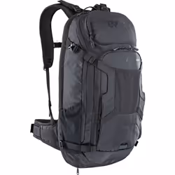 EVOC FR Trail E-Ride, Frameless, Front, Cycling, Black, Unisex, Mesh, Nylon, Polyurethane