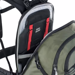 EVOC FR Tour E-Ride backpack Cycling backpack Black, Olive Nylon, Ripstop